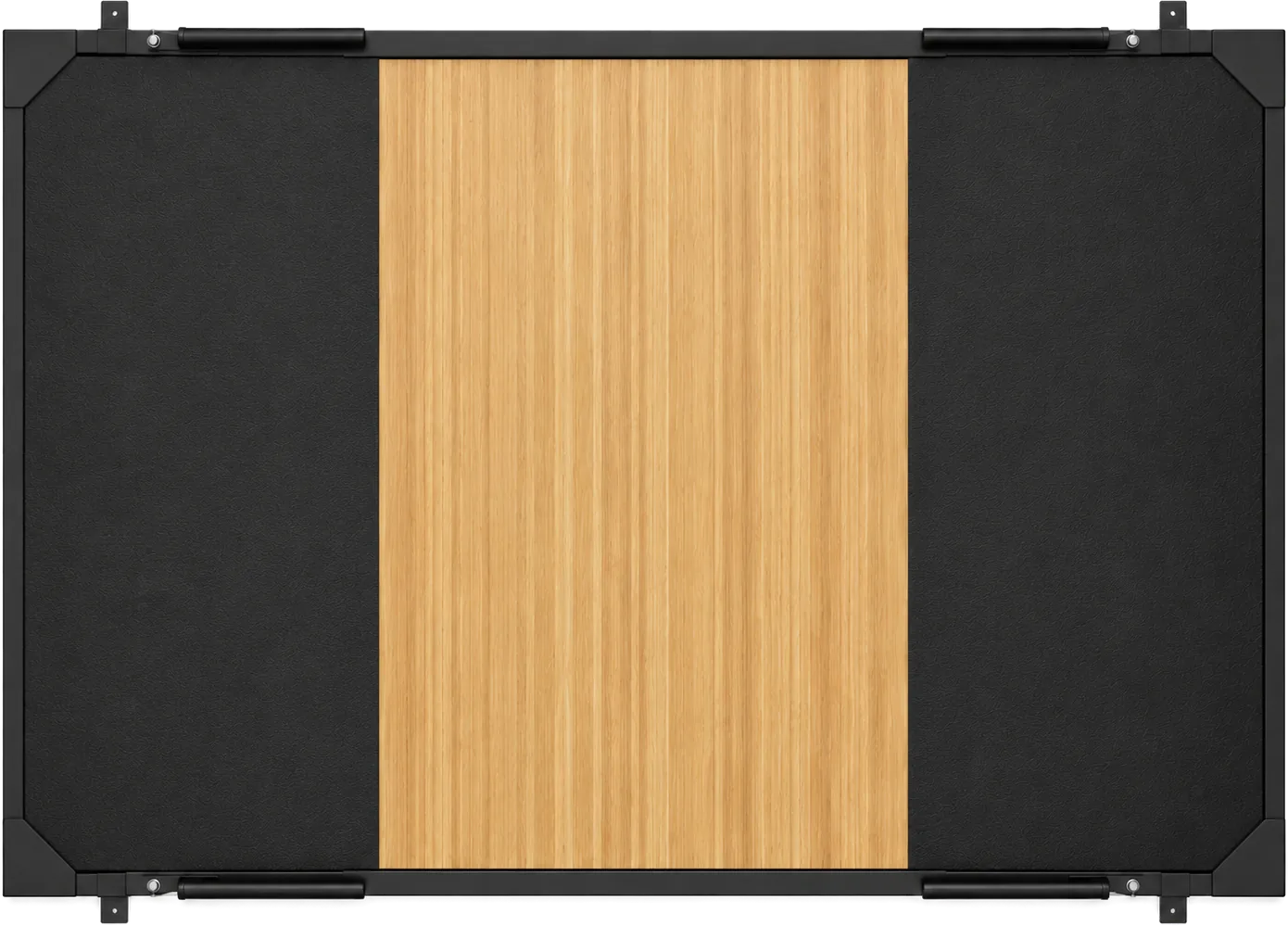 Conventional 6 × 8 ft deadlift platform, top view